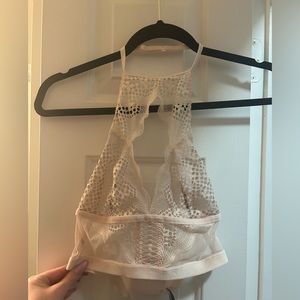Victoria’s Secret Mesh Halter Bralette Bra, size S